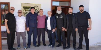 Çeçenistan Cumhuriyeti'nden Muhsin Yazıcıoğlu'nun hatırasına vefa ziyareti