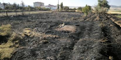 Altınyayla'da yangın paniği