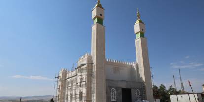 Kale Camii inşaatında çalışmalar sürüyor