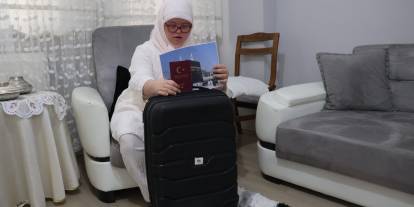Rüyasında Kabe’yi gören Hüma, yarın kutsal topraklarda
