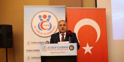 Eyce yeniden Öz Sağlık-İş Sivas Şube Başkanı seçildi