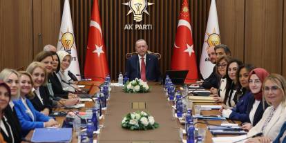 Cumhurbaşkanı Erdoğan, kadın belediye başkanlarını kabul etti
