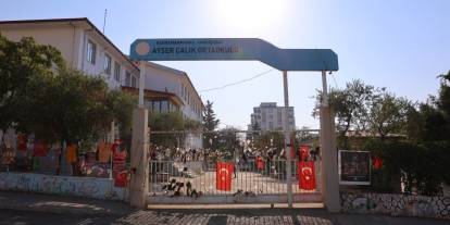 Okul saldırısının gerçekleştiği Ayser Çalık Ortaokulu yeni eğitim öğretim yılında sessiz kaldı