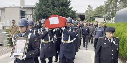 Spor yaparken kalp krizi geçiren başçavuş Aksaray'da defnedildi