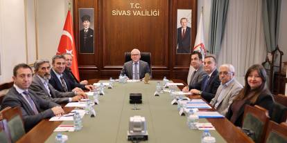 Sivas Hizmet Vakfı Yönetim Kurulu toplandı