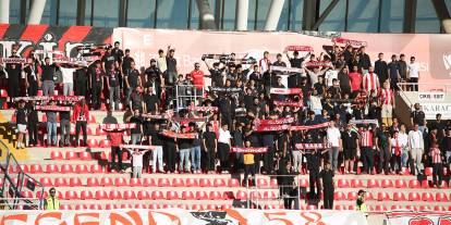 Sivasspor tribünlerinde sessizlik...