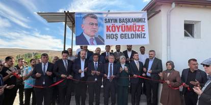 Sivas'ta köyü sevindiren açılış