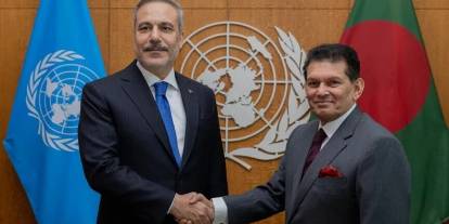 Bakan Fidan, BM Genel Kurul Başkanı ile görüştü